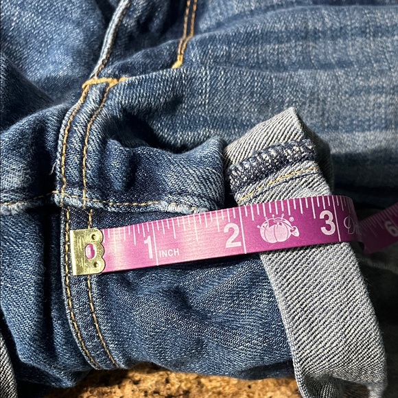 Abercrombie & Fitch Women's Blue Denim Shorts - Picture 6 of 7